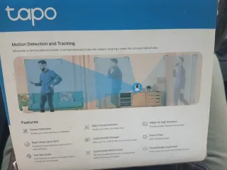 Cámara Seguridad Wi-Fi Tapo 1080p Full HD