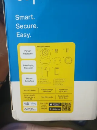 Cámara Seguridad Wi-Fi Tapo 1080p Full HD