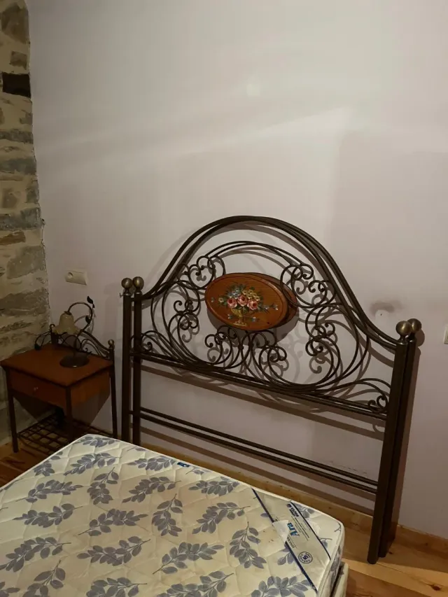 Cabecero Vintage Metal y Madera