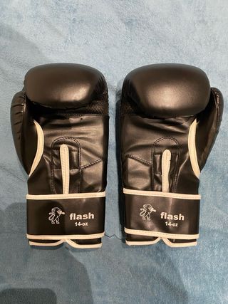 Guantes de boxeo Leone Negro 14 oz