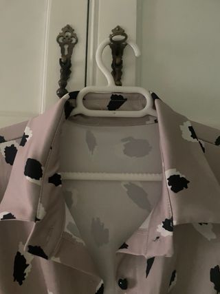 Vestido camisero estampado