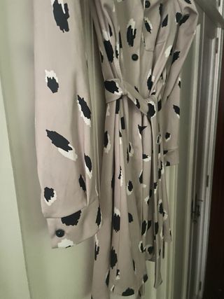 Vestido camisero estampado