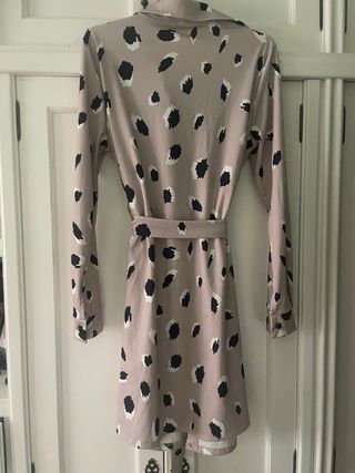 Vestido camisero estampado