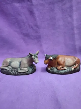 Mula y Buey de Barro