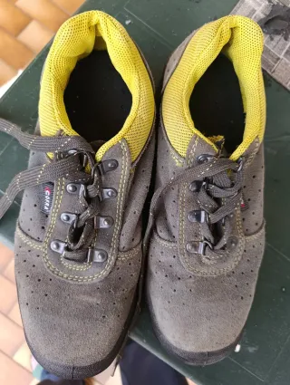 Scarpe antinfortunistiche COFRA 41 grigie gialle