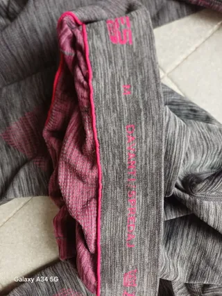 Completo sportivo donna grigio/rosa M