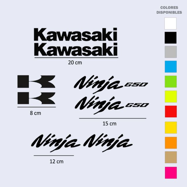 Pegatinas Kawasaki Ninja 650