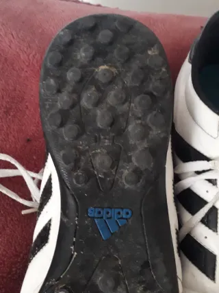 Adidas Botines Blancos y Negros