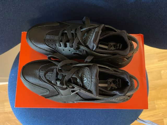 Nike Air Huarache Mujer Negras Nuevas