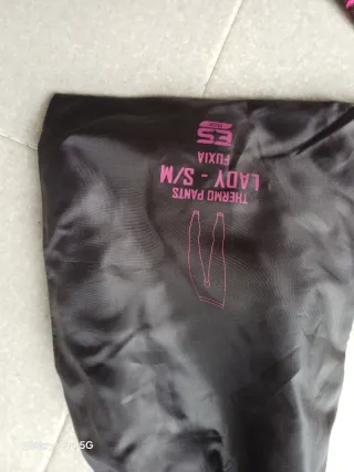 Leggings donna S/M neri e fucsia