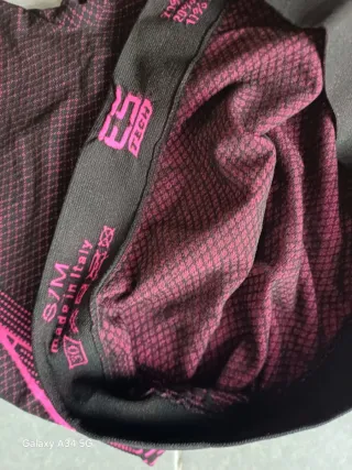 Leggings donna S/M neri e fucsia