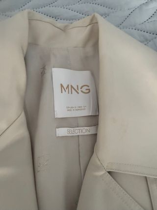 Abrigo Mango Beige
