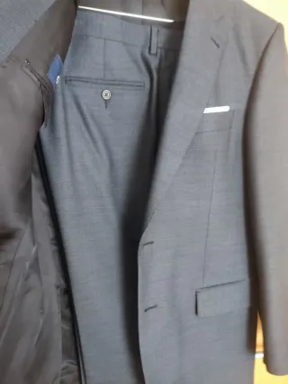 Traje juvenil  talla M color azul