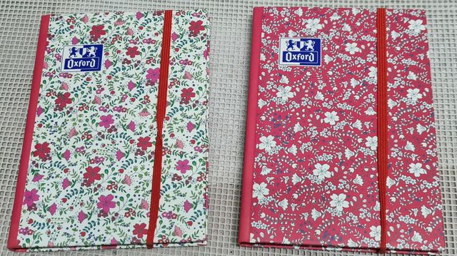 Pack 2 Libretas Oxford Florales 100x150mm