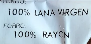 Abrigo de lana virgen