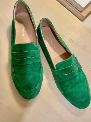 Mocasines Hush Puppies Verdes
