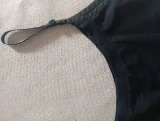 Top Prada Negro con Cremallera