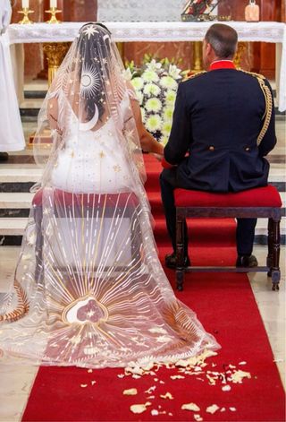 Velo Novia Rue de Seine Estrellas Luna