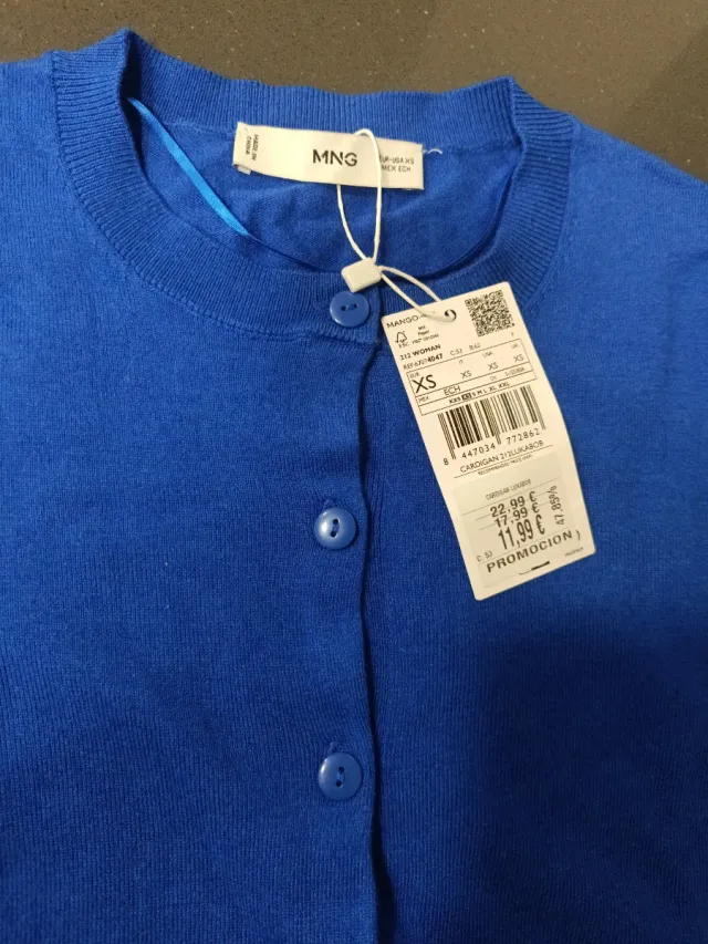 Rebeca blu taglia XS