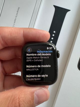 Apple Watch 8 41mm Acero Inoxidable 100%