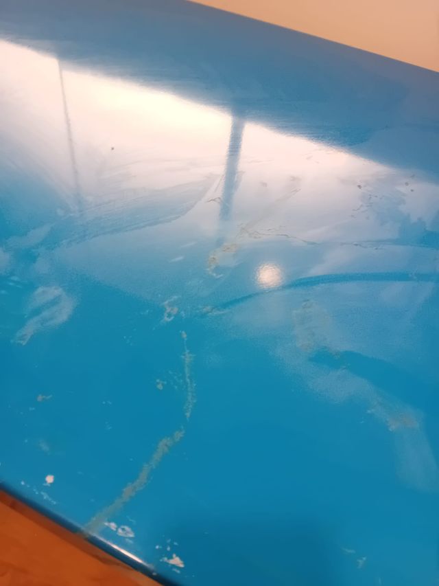 Banco de trabajo azul