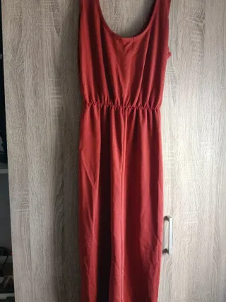 Vestido naranja elástico