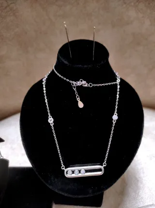 Collar Plata 925 Messika con Circonitas