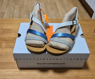 Sandalias The Art Company Beige/Azul