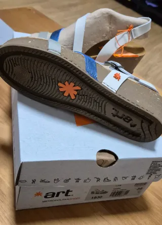 Sandalias The Art Company Beige/Azul