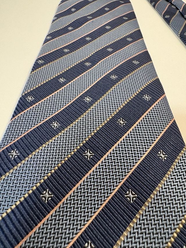 Corbata Olimpo Rayas Azul