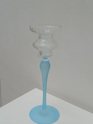 Portacandele vintage vetro made in Italy