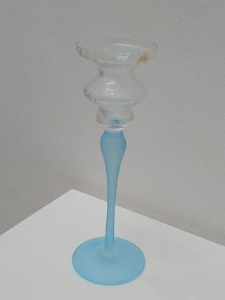 Portacandele vintage vetro made in Italy