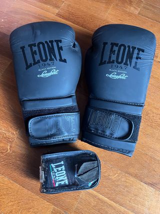Guantes Boxeo Leone 1947 Black Edition