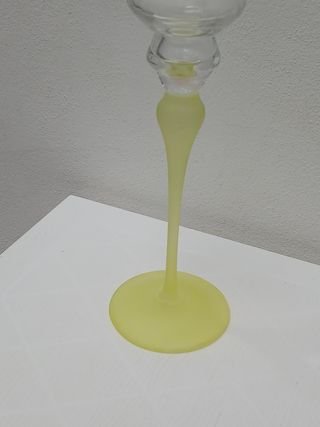 Portacandele vintage vetro made in italy