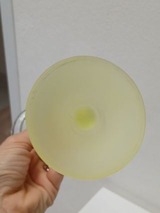 Portacandele vintage vetro made in italy