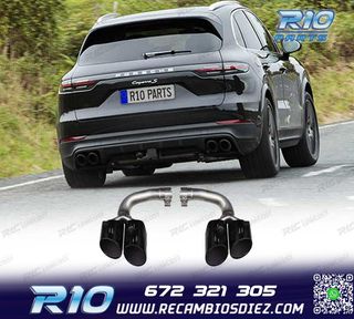 COLAS ESCAPE PORSCHE CAYENNE 17- LOOK S NEGRO