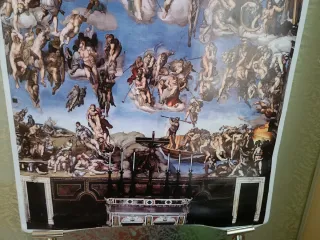 Stampa Giudizio Universale 92x62 cm