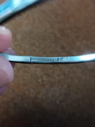 Bracciale rigido Furla argento forma uovo