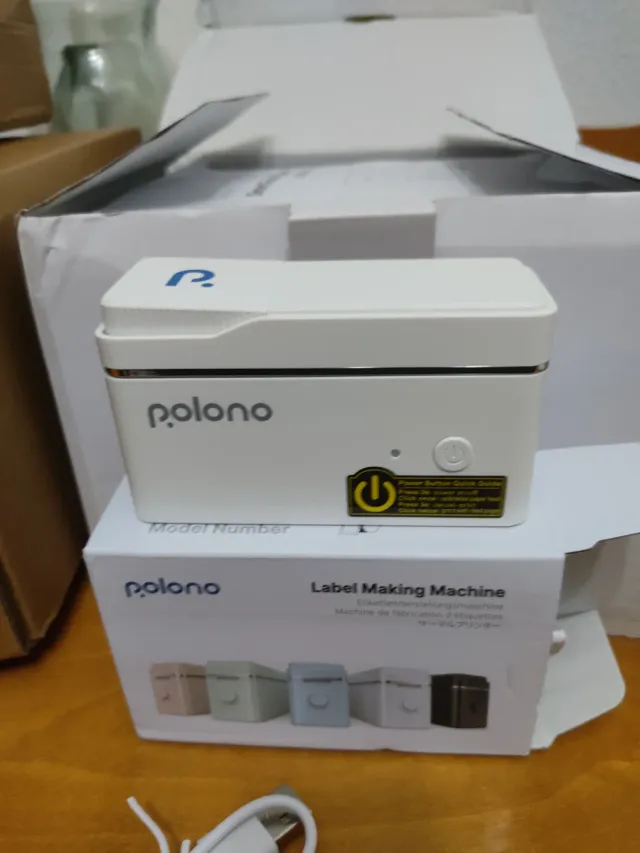 Impresora Térmica Portátil Rosa y blanca