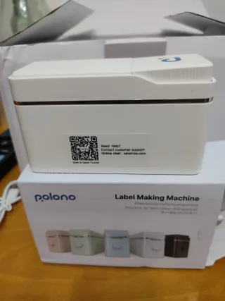 Impresora Térmica Portátil Rosa y blanca