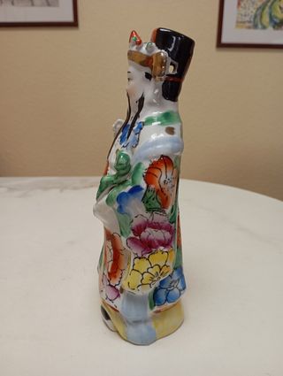 Figura Dios Fu Xing Felicidad Grande Porcelana