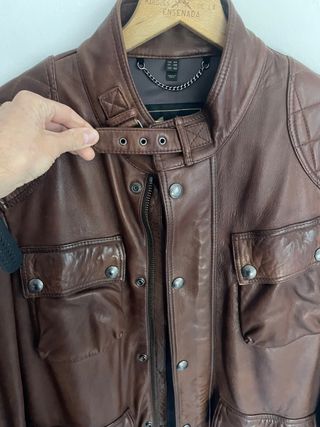 Chaqueta Belstaff Cuero Marrón talla 40
