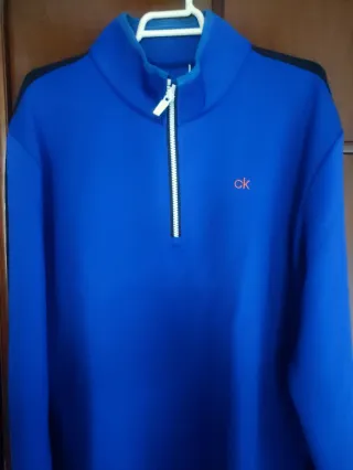 Sudadera Calvin Klein Golf Azul sin capucha