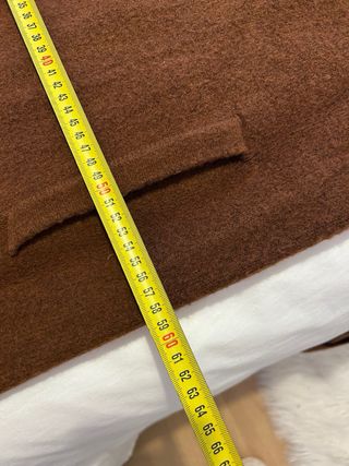 Abrigo Oversize Zara Marrón Talla M