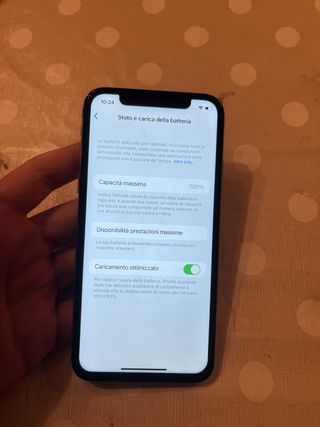 iPhone X 100% Salute Batteria !