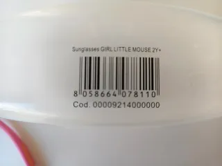 Gafas de sol infantiles 2 años.