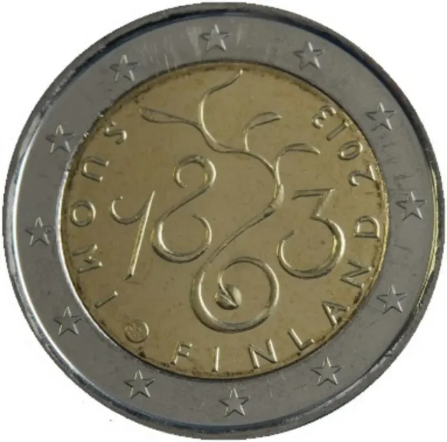 3 Monedas 2€ Finlandia Conmemorativas