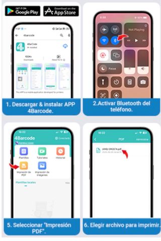 Impresora Térmica Etiquetas ORGSTA Bluetooth