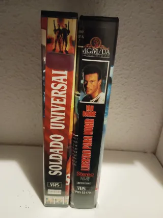 Lote 2 VHS Van Damme / separadas 3€