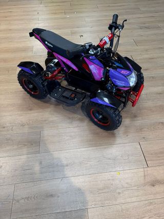 Quad eléctrico infantil morado